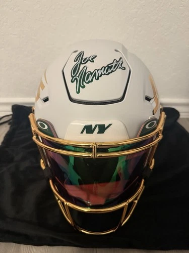 Joe Namath Signed Jets Specialty Chrome Speedflex FS Authentic Helmet