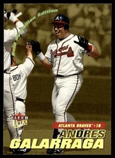 2001 Ultra Gold Medallion Andres Galarraga Atlanta Braves #64G