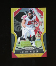 2019 Panini Prizm Austin Hooper Gold Prizm #9/10 Atlanta Falcons