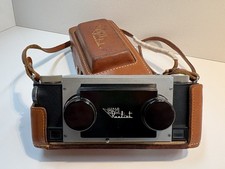 David White Stereo Realist f3.5 35mm Film Vintage Camera with Leather Case