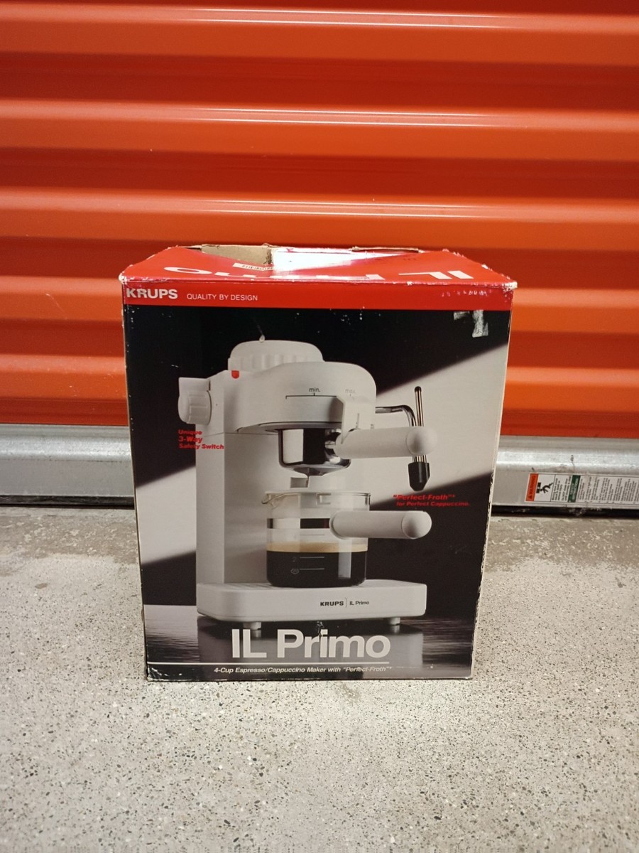 Krups IL Primo #972/A Cappuccino Espresso Machine Black for sale