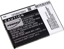 Akku für Panasonic Typ KX-PRA10 3,7V 1750mAh/6,5Wh Li-Ion Schwarz