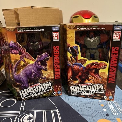 Transformers Kingdom Maximal T-WRECKS  Megatron (Beast) Galvatron Set Of 3