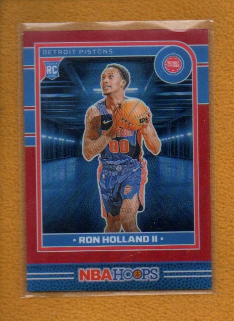 Ron Holland II 2024-25 Panini NBA Hoops Rookie Prizm Premium Red RC #235 /99