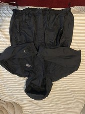 THE NORTH FACE Jacket Mens MEDIUM Black Hyvent Waterproof Rain Coat Hooded