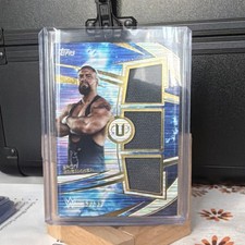 2025 Topps Universe WWE Bron Breakker Triple Relics Insert RAW /99