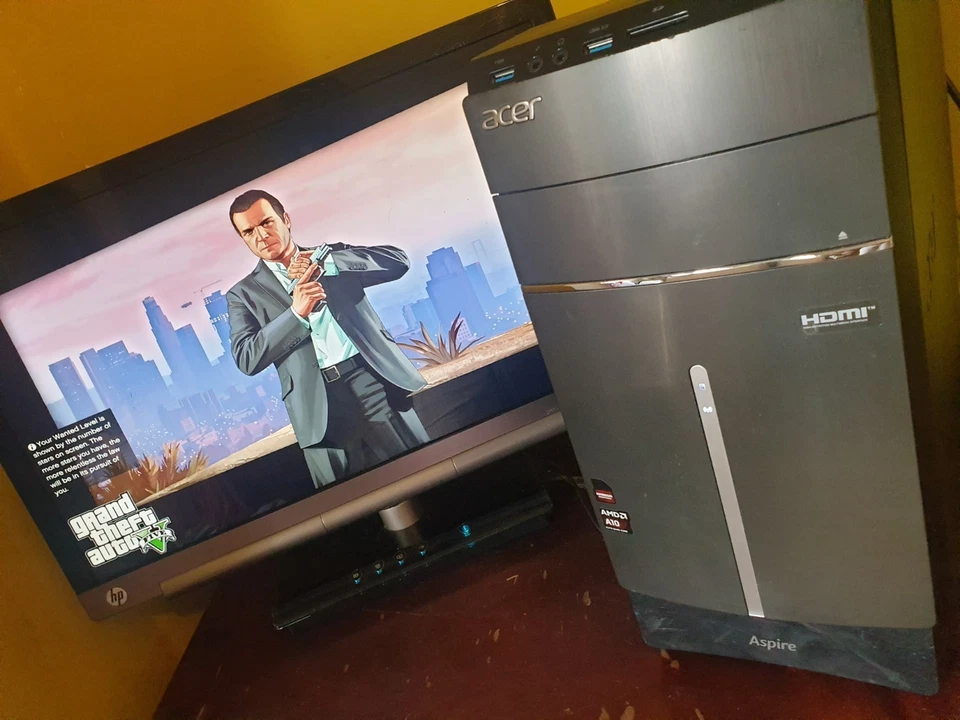 Acer Aspire TX-105 Gaming desktop,AMD A10, 1TB HDD,16GB ** GTA,Metro,Bioshock  - Image 4 of 4