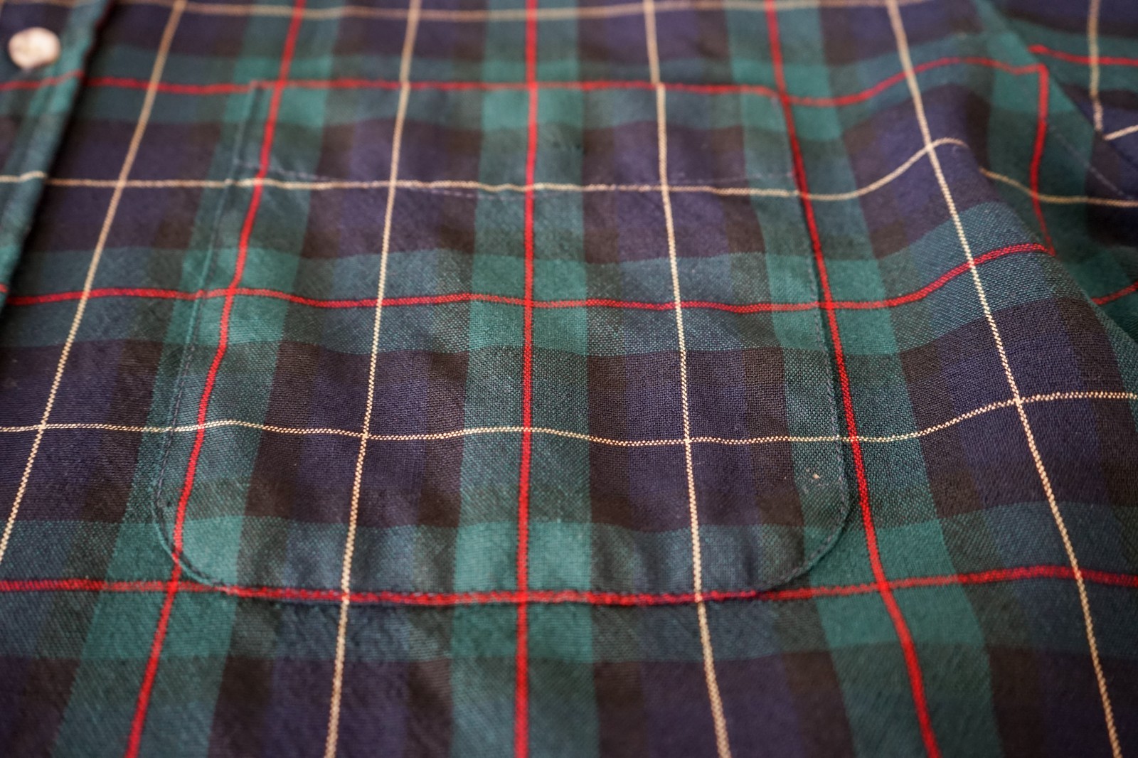 Pendleton Men Wool Plaid Windowpane Button Up shi… - image 6