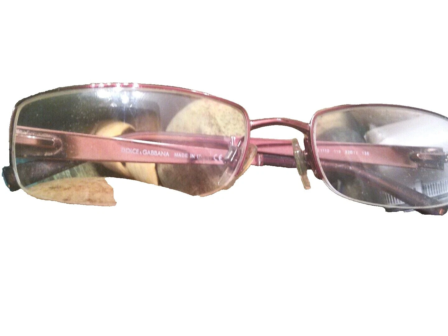 Dolce&Gabbana Half Frame Eyeglass Frames