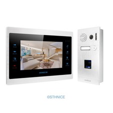 HOMSECUR 7" Video Door Entry Security Intercom 1.3MP with Fingerprint Access