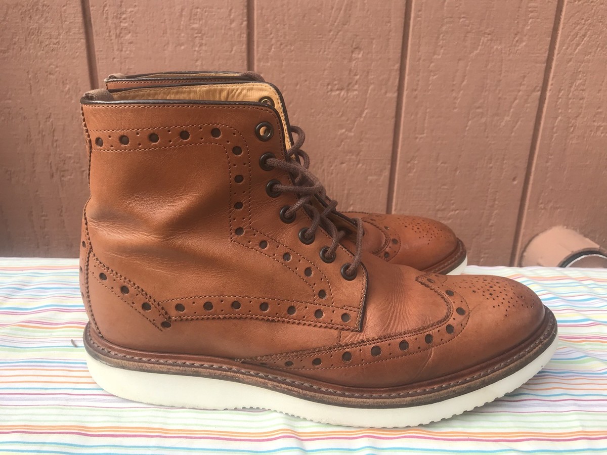 Oliver Sweeney MENS boots Oliver Sweeney Designer Liscolman Burgundy Country Brogue  main image 3