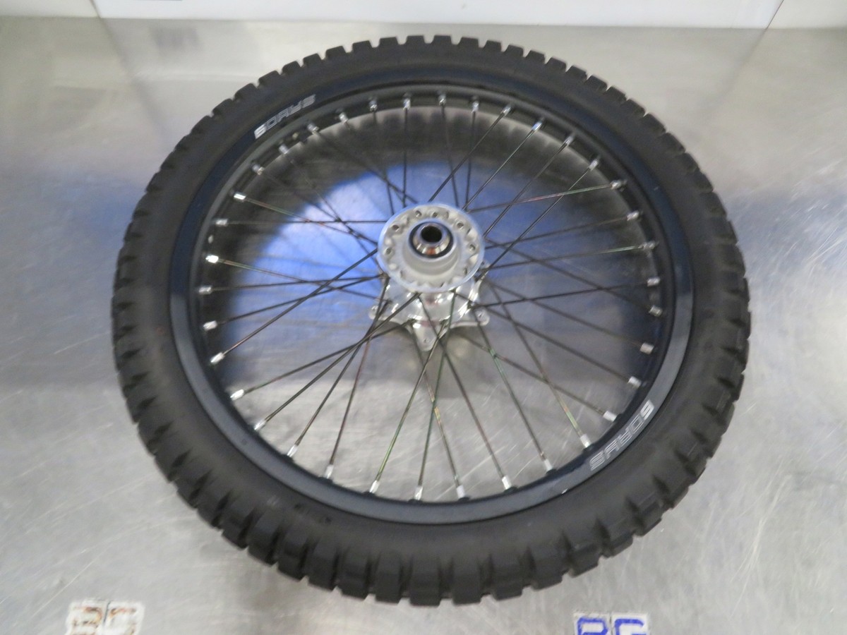 EB1211 2020 KTM EXC-F 500 DAYS FR FRONT TIRE WHEEL RIM 90/90-21 - Main Image