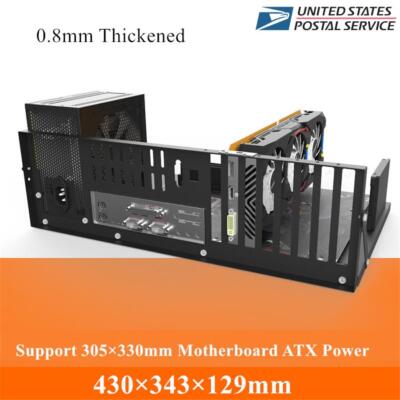 For EATX Computer Case Motherboard Bracket Miner Mining Rig Holder Open Frame US