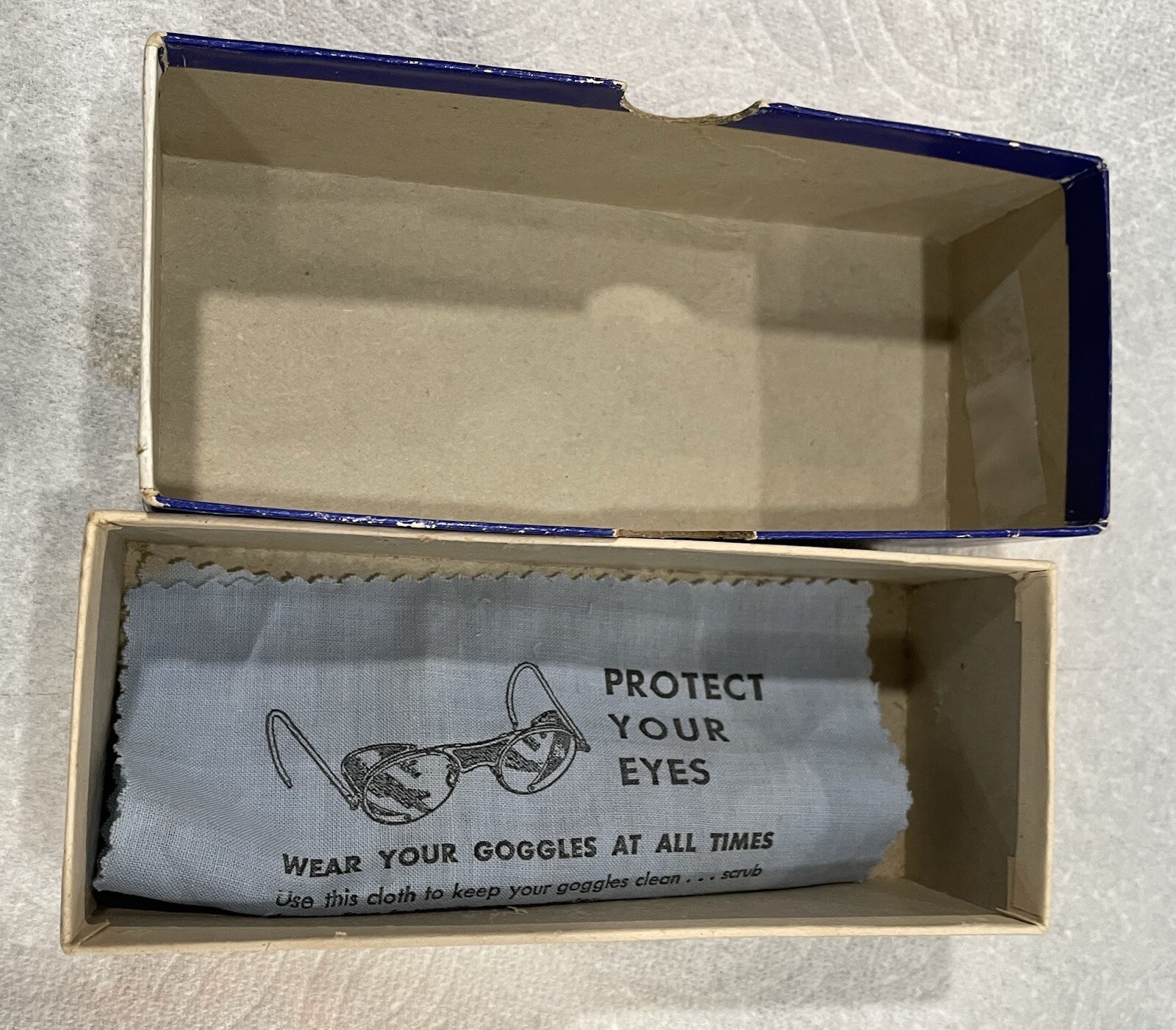 Early Bausch And Lomb Safety Glasses. OriginalBox. Total Steampunk / Hollywood