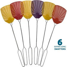 Bug & Fly Swatter – Extra Long Handle– Indoor / Outdoor– Pest Control flyswatter