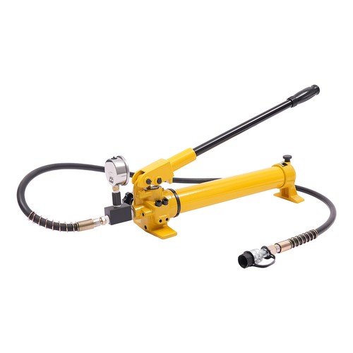Pompa manuale cilindro idraulico CP-700 con manometro 10152.64PSI 700Bar - Foto 11 di 20