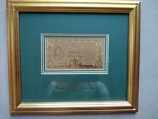 5 Pfund 1973 Irland Banknote im Rahmen mit Zertifikat Note Ireland coin