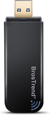 Brostrend 1200Mbps USB Wifi Network Adapter for Laptop, Desktop PC of Windows 11