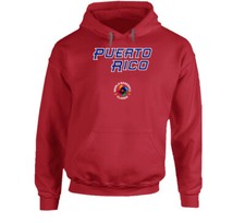 Puerto Rico 2023 Wbc World Baseball Classic Red Hoodie