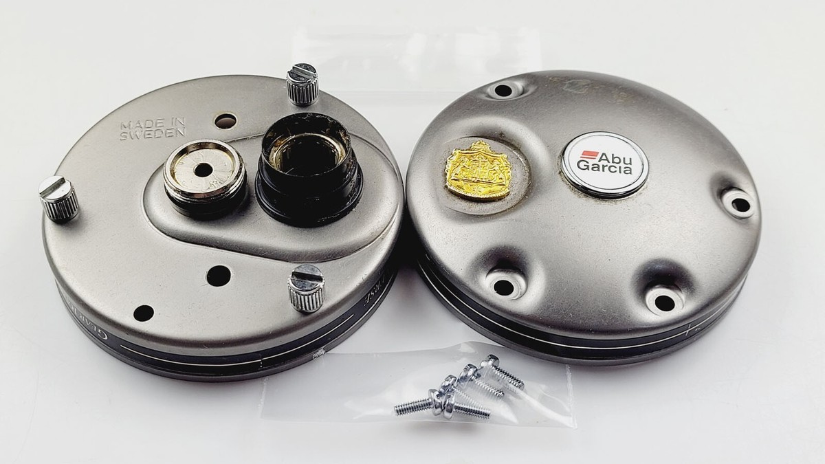 Abu Garcia Ambassadeur 5500 HCL Reel Parts - both plates, screws | eBay