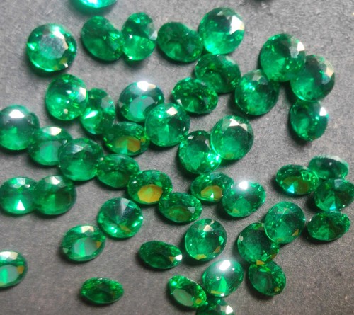 5 mm Natural Green Sapphire Certified Round Cut Montana LooseGemstone 20 Pcs Lot - Picture 8 of 10