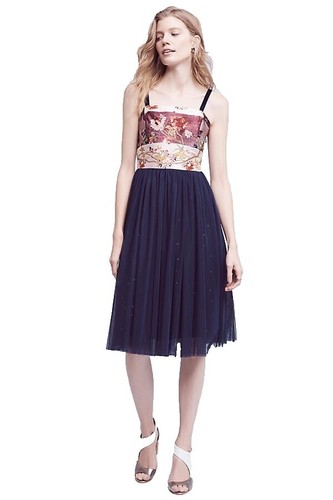 by anthropologie 3d floral embellished mini dress By Anthropologie 3D Floral Embellished Mini Dress at MarketFair Shoppes in Princeton, NJ