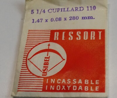 Ressort De Barillet Pour Montre - Taille VC 5 1/4, 110 CUPILLARD, Neuf Sans étiquette