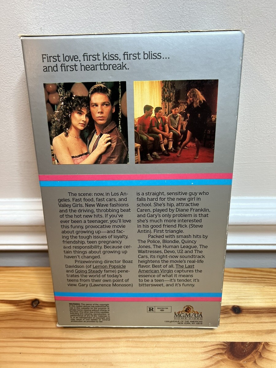 The Last American Virgin VHS Rare Hard to Find MGM Great