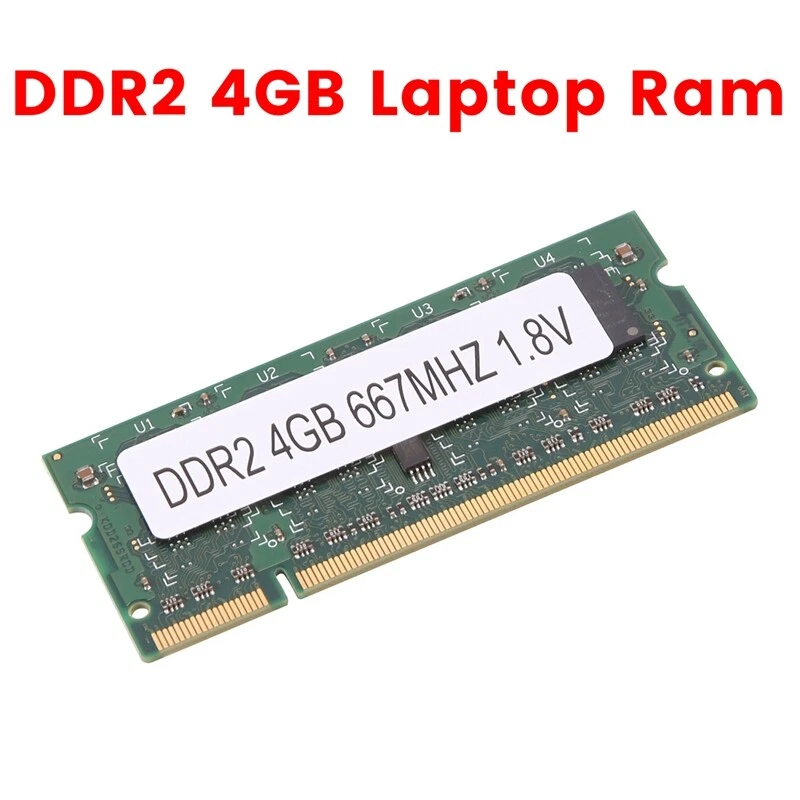 DDR2 4GB Laptop Memory 667Mhz PC2 5300 SODIMM 1.8V 200 Pins for