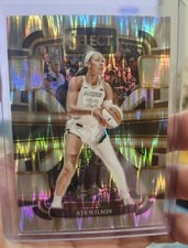 2024 Panini Select WNBA A'ja Wilson Silver Flash Prizm #86 Aces