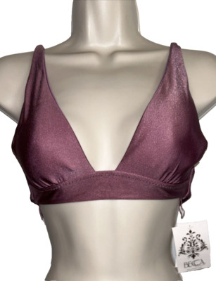 Becca Women's Ballerina Wrap Top, Mauve, Small