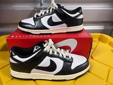 Nike Dunk Low Vintage Panda WOMENS FQ8899-100 BOX NO LID