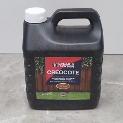 WPE® Dark Creocote Wood Treatment - Oil-Based Creosote Substitute For Fences Sheds Decking Timber Deep Penetrating Long Lasting Weatherproof Protection 4l Exterior Wood Preserver 3 Pack 12l