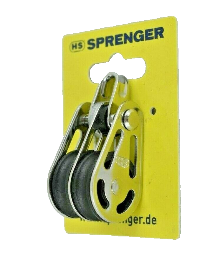 Sprenger Bearing Block 6mm 2 sheaves Bow  35067 010 55