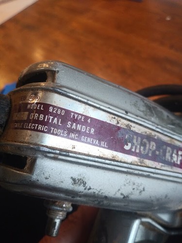 Shop Craft Orbital Sander 9280 Type 4 