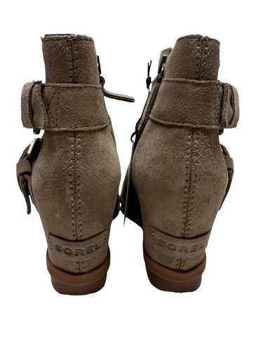 Sorel Women's Joan of Arctic Wedge II Buckle Boot - Light Rain - Waterproof - Picture 6 of 10