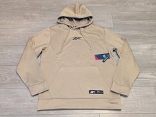 Reebok Quantam Twill Logo Pullover Hoodie Sweater Fitness Men's Size Medium NWT