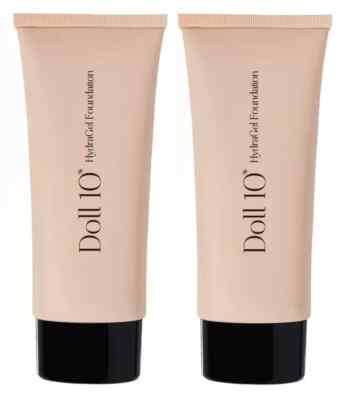 2-PACK / Doll 10 HydraGel Foundation 1 fl. oz. / 30 mL Each - SHADE: Tan