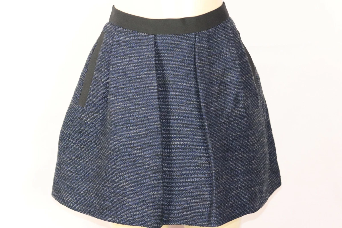 Black pleated clearance skirt french connection