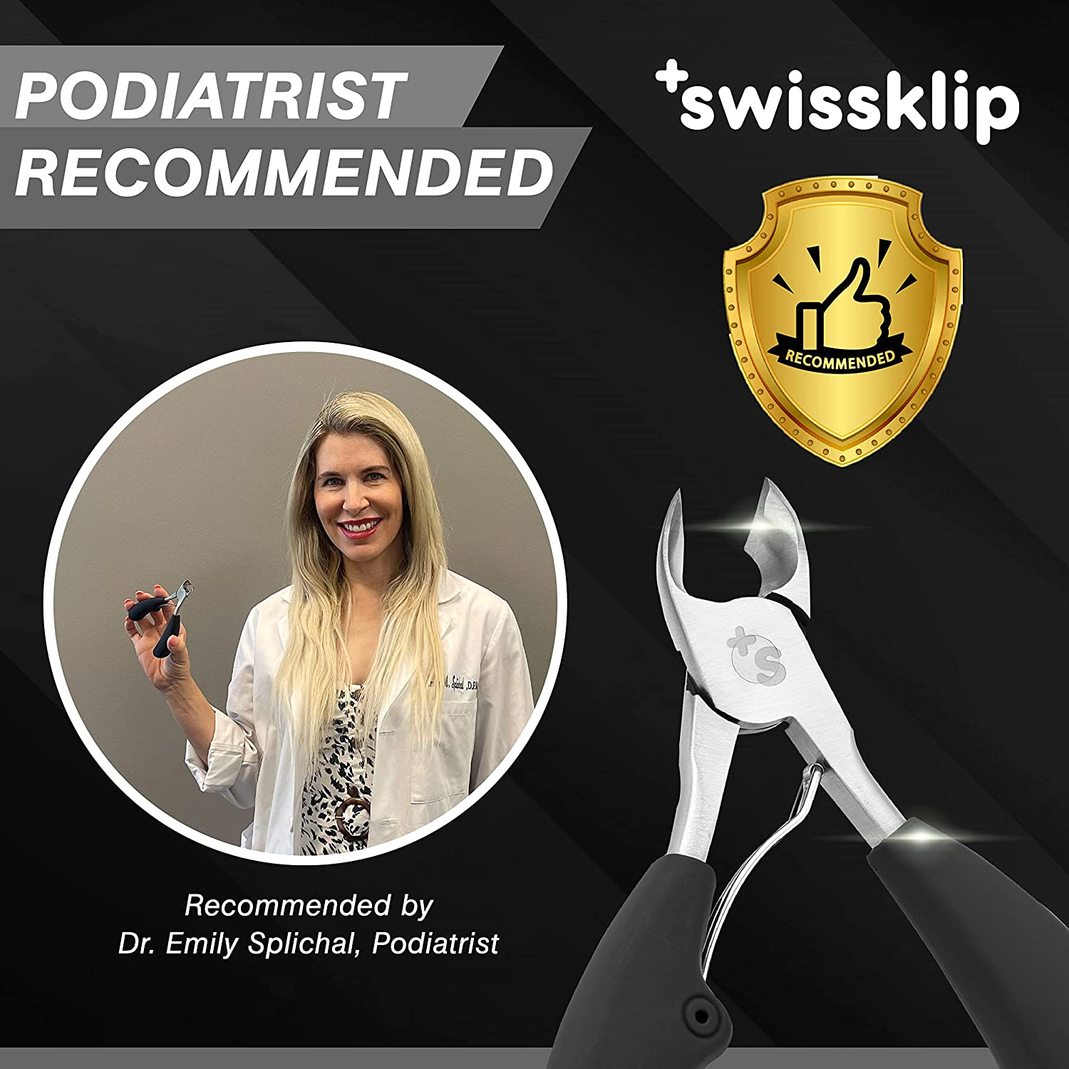 Swissklip Heavy Duty Toenail Clippers for Seniors Thick Toenails I