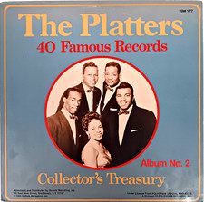 The Platters - 40 Famous Records Album No. 2 - 1985 Vinyl LP - R B / Pop / Soul