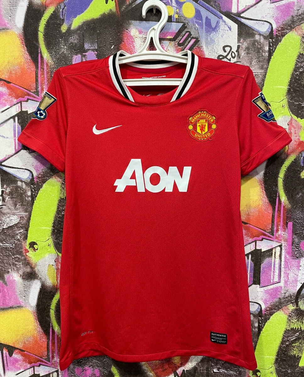 Nike Manchester United シャツ L サイン入り CHICHARITO Manchester United 2011 2012 Home Shirt Soccer Jersey
