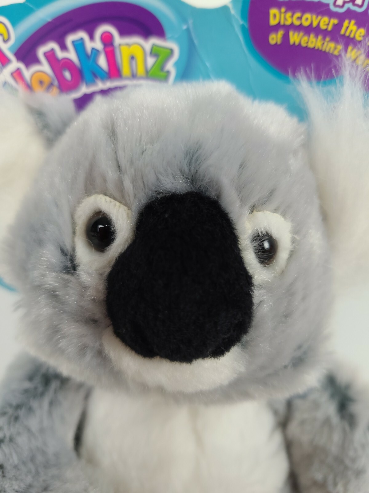 READ Webkinz Koala Bear HS113 Stuffed Animal Plush Toy NO Code 6" EUC ...