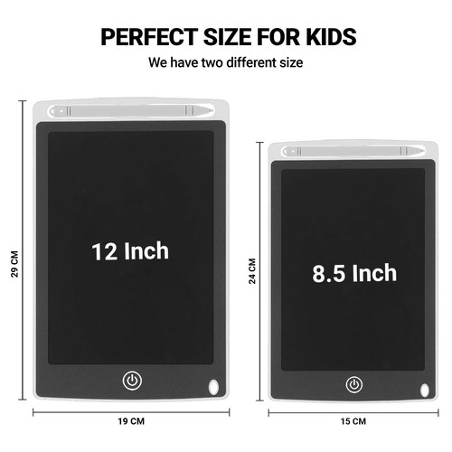 12 inch Digital LCD Writing Tablet Drawing Board with Lock Key Gifts Learning - Picture 8 of 40