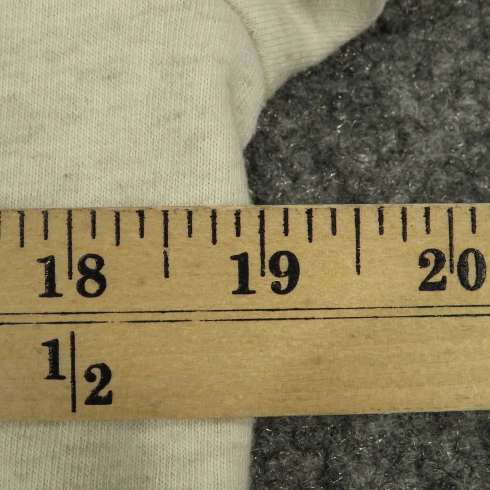 Старый темно-синий толстовка девочек 2XL XXL белый длинным рукавом круглый вырез пуловер - Изображение 4 из 4