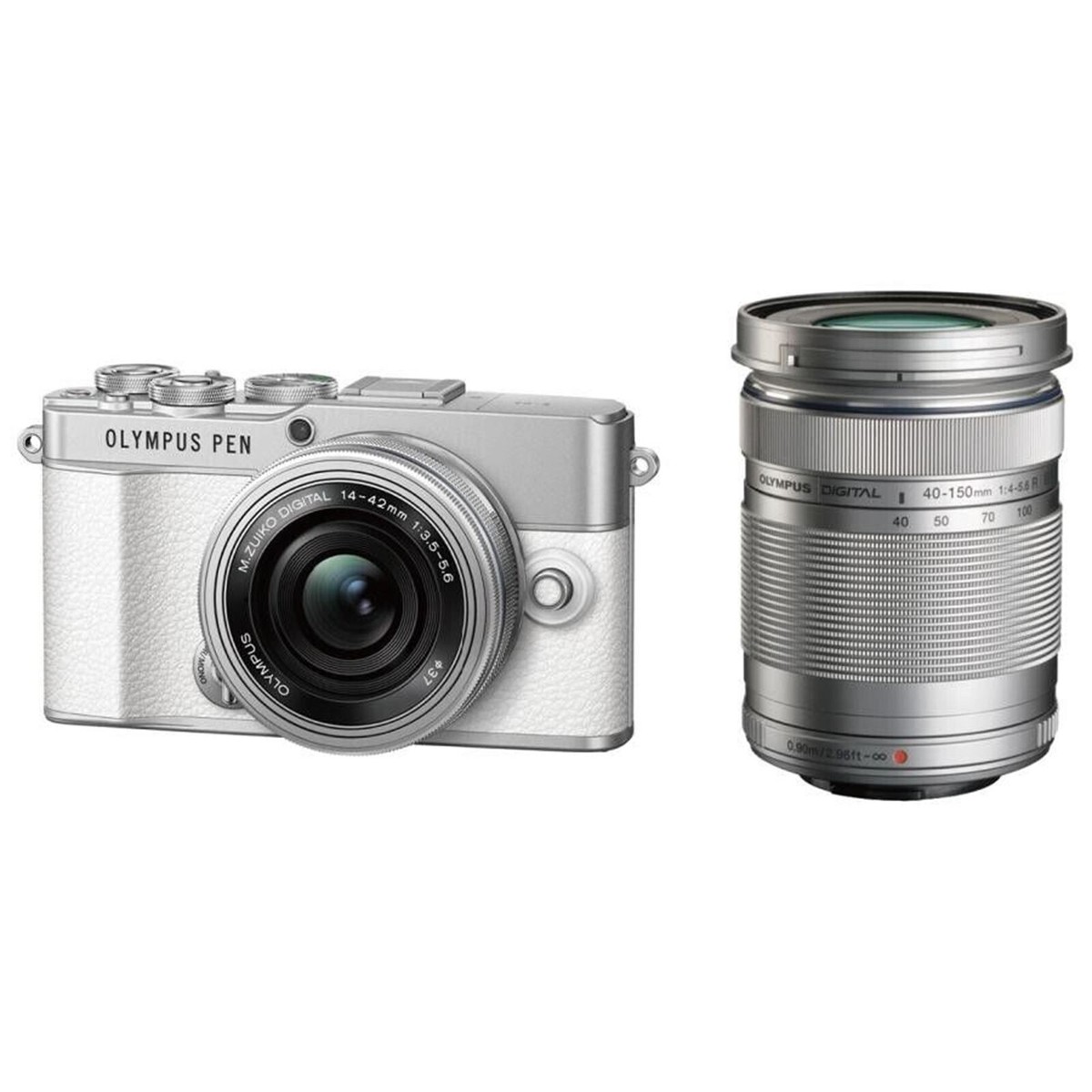 OLYMPUS PEN E-P7 Mirrorless Digital Camera EZ Double Zoom Lens Kit
