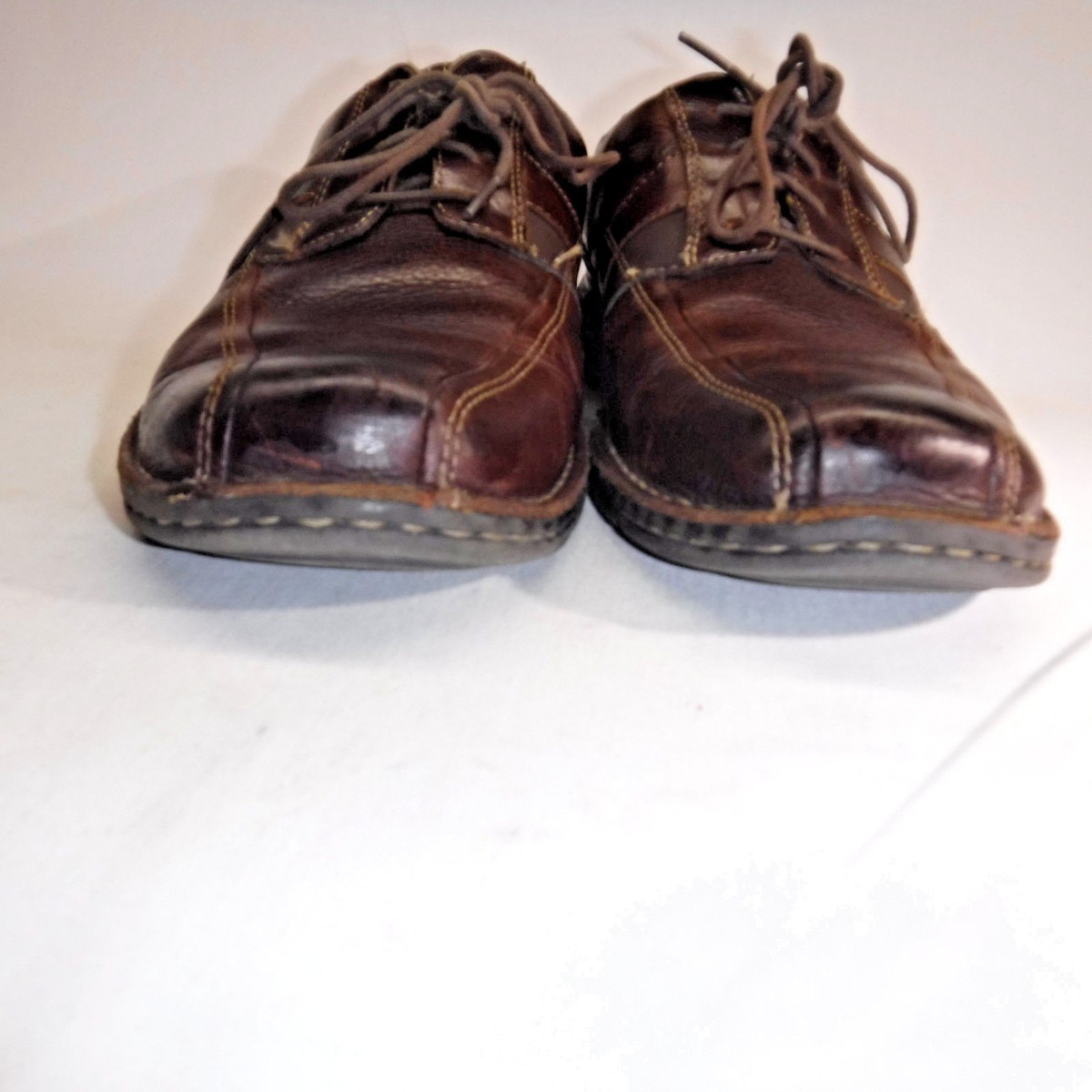 Clarks Collection Extreme Comfort Men Sz 10M Brown Leather Bicycle Toe Shoes Men main image 2