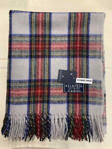 100% Wool Blanket | Tweeds Of Scotland | Dress Stewart | Tartan | Traditional 