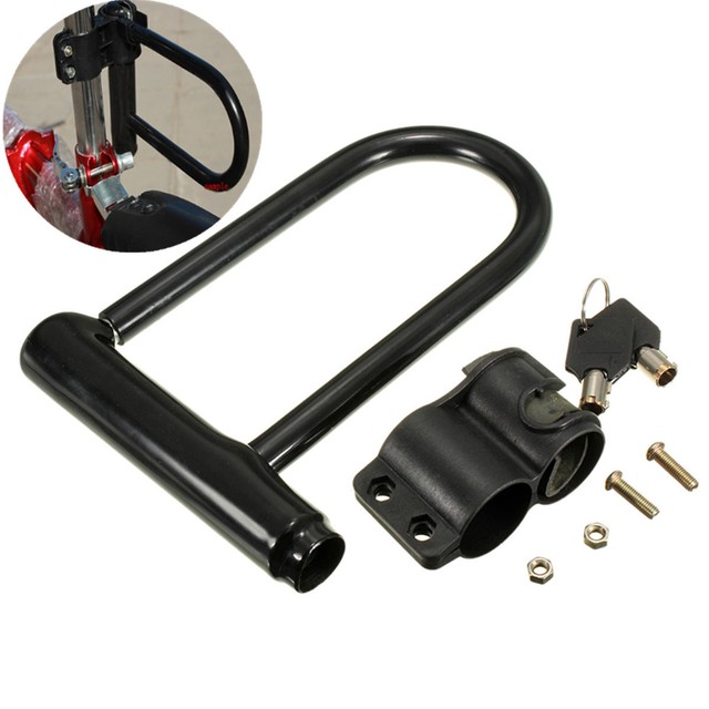bike lock with mounting bracket