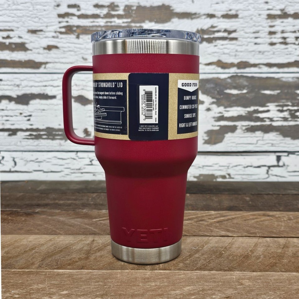 Harvest Red YETI® 30 Ounce Travel Authentic, Brand New, Retired Color